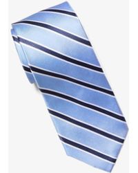 Michael Kors - Mk Striped Silk Tie - Lyst