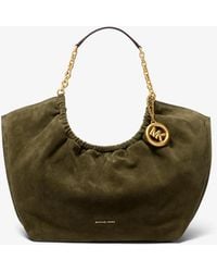 MICHAEL Michael Kors - Mk Indie Large Suede Tote Bag - Lyst