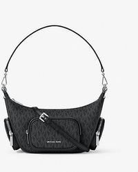 Michael Kors - Merritt Small Signature Logo Convertible Shoulder Bag - Lyst