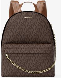 Michael Kors - Slater Large Signature Logo Backpack - Lyst