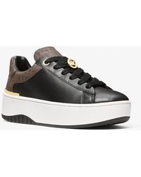 MICHAEL Michael Kors - Mk Basket Dottie En Cuir À Logo Signature - Lyst