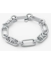 Michael Kors - Mk Precious Metal-Plated Brass Chain Link Bracelet - Lyst