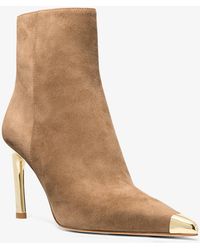 MICHAEL Michael Kors - Mk Kasia Suede Boot - Lyst