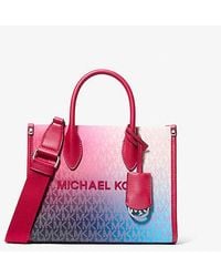 Michael Kors - Mirella Small Ombré Signature Logo Crossbody Bag - Lyst