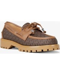 MICHAEL Michael Kors - Mk Kenny Signature Logo Loafer - Lyst