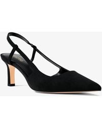 MICHAEL Michael Kors - Mk Alora Suede Slingback Pump - Lyst
