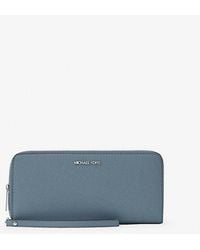 Michael Kors - Large Pebbled Leather Continental Wallet - Lyst