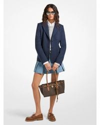 Michael Kors - Stretch Wool Blend Twill Blazer - Lyst