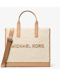 Michael Kors - Cooper Medium Sherpa Convertible Tote Bag - Lyst