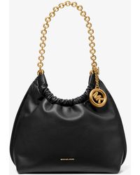 MICHAEL Michael Kors - Mk Indie Medium Leather Pochette - Lyst