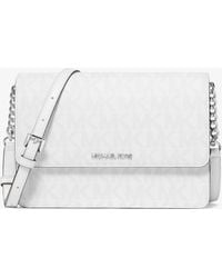 Michael Kors Outlet - Mk Daniela Large Signature Logo Crossbody Bag - Lyst