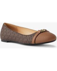 MICHAEL Michael Kors - Mk Mandy Signature Logo Moccasin - Lyst