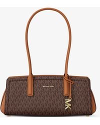 Michael Kors - Laila Small Signature Logo Shoulder Bag - Lyst