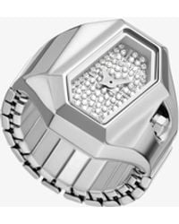 Michael Kors - Mk Suri Pavé-Tone Ring Watch - Lyst