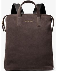Michael Kors - Nicholas Suede Convertible Backpack - Lyst