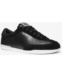 MICHAEL Michael Kors - Mk Nolan Suede And Leather Trainers - Lyst