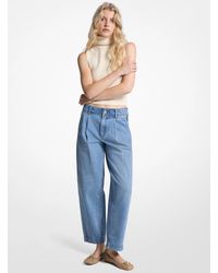 MICHAEL Michael Kors - Mk Denim Barrel Jeans - Lyst