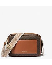 Michael Kors - Maeve Large Signature Logo Crossbody Bag - Lyst