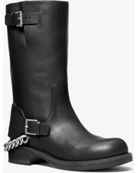 MICHAEL Michael Kors - Cayden Leather Boot - Lyst