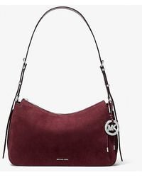 Michael Kors - Nolita Medium Nubuck Shoulder Bag - Lyst