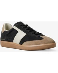 Michael Kors - Jovie Color-Block Suede Sneaker - Lyst