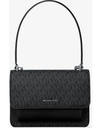 MICHAEL Michael Kors - Mk Claire Small Signature Logo Crossbody Bag - Lyst