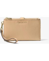 MICHAEL Michael Kors - Mk Adele Leather Smartphone Wallet - Lyst