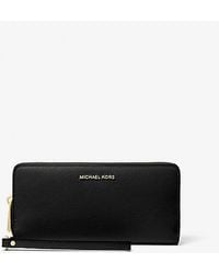 Michael Kors - Large Saffiano Leather Continental Wallet - Lyst