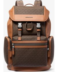 Michael Kors - Mk Jet Set Signature Logo Backpack - Lyst