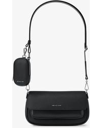 Michael Kors - Jet Set Travel Small Pebbled Leather Crossbody Bag With Pouch - Lyst