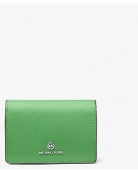 Michael Kors - Jet Set Charm Medium Saffiano Leather Wallet - Lyst