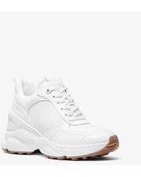 Michael Kors - Katrina Mixed-Media Trainer - Lyst