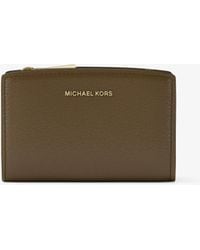 Michael Kors - Mk Bryant Medium Pebbled Leather Wallet - Lyst