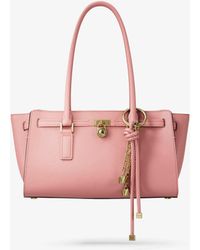 MICHAEL Michael Kors - Mk Hamilton Moderne Small Leather Satchel - Lyst