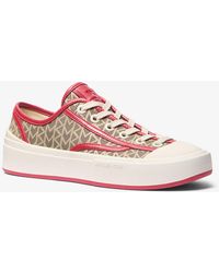 Michael Kors - Jude Mk2000 Logo Jacquard Trainers - Lyst
