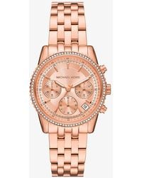 Michael Kors - Mkreloj Bryant Mini En Tono Con Incrustaciones - Lyst