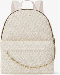 Michael Kors - Slater Medium Signature Logo Backpack - Lyst