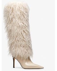 Michael Kors - Dawn Faux Shearling Boot - Lyst