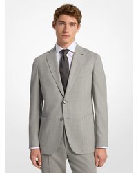 Michael Kors - Mk Slim-Fit Wool Blend Flannel Blazer - Lyst