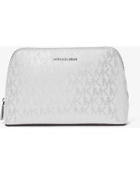 MICHAEL Michael Kors - Mk Kit Da Viaggio Jet Set Piccolo Con Logo Metallizzato - Lyst