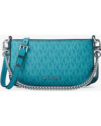 MICHAEL Michael Kors - Mk Bryant Small Signature Logo Convertible Pochette - Lyst