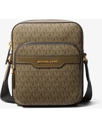 Michael Kors - Hudson Mini Signature Logo Flight Bag - Lyst