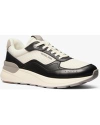 Michael Kors - Trevor Mixed-Media Trainer - Lyst