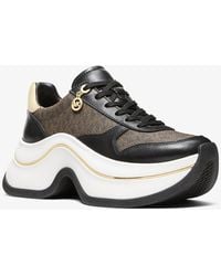 MICHAEL Michael Kors - Mk Basket Arla En Cuir Et Daim - Lyst