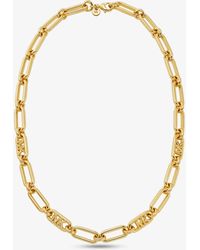Michael Kors - Plated Empire Link Chain Necklace - Lyst