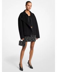 MICHAEL Michael Kors - Michael Kors Double-Face Wool Blend Jacket - Lyst