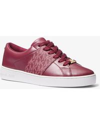 MICHAEL Michael Kors - Mk Sneaker Keaton Con Righe E Stampa Logo - Lyst