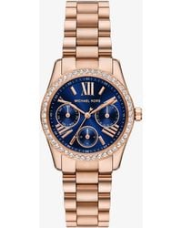 Michael Kors - Mk Mini Lexington Pavé-Tone Watch - Lyst