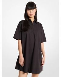 Michael Kors - Cotton Poplin Shirtdress - Lyst