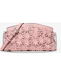 MICHAEL Michael Kors - Mk Athena Floral Appliqué Convertible Clutch - Lyst